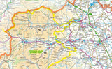 North Yorkshire, the largest non-metropolitan county in England, UK. This map covers the City of York and towns: Middlesbrough York Harrogate Scarborough Redcar Thornaby-on-Tees Ingleby Barwick Saltburn, Marske and New Marske Guisborough Ripon Knaresborough Selby Skipton Whitby