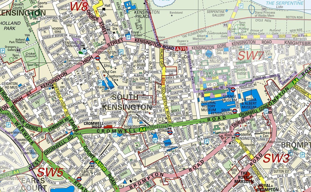 Kensington & Chelsea London Borough Map – Tiger Moon