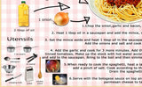 Simple Recipes For Children Poster Set - Shepherd's Pie, Spaghetti Bolognese. Victoria Sponge