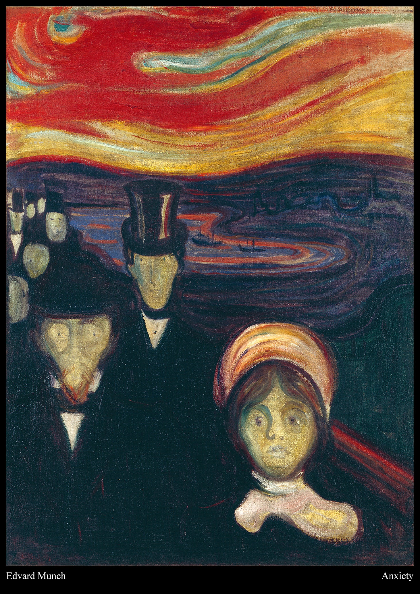Edvard Munch The Scream 1893 Expressionism Art Poster Print 36x24in