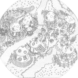 Erinsdale Fairy Village colour-in for the tuff tray or tuff spot