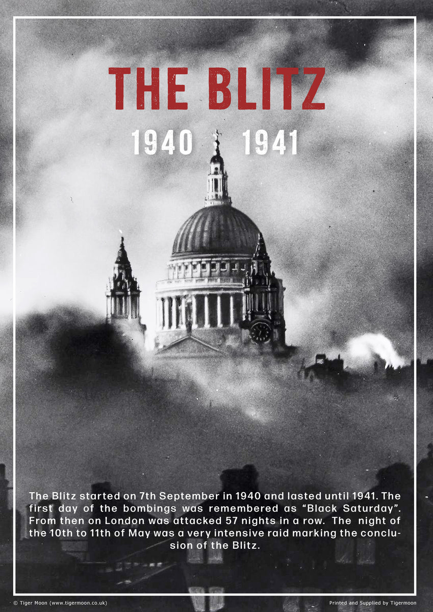 The Blitz - Set of 11 posters - A3 – Tiger Moon