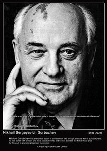 Mikhail Sergeyevich Gorbachev Poster A2