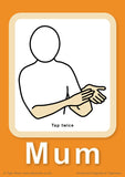 Makaton 20 Basic Signs Flashcards A6