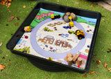 This Building Site Mat is ideal for use with our Tiger Play Tray. It's perfect for individual or small group play.      Can be used with character toys and vehicles for imaginative play or for messy play.