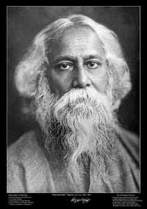 Poet Rabindranath Tagore - A3 Poster