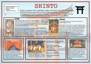 Shinto Education Poster A2 Paper Laminated 42 x 59.4 cm