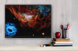 Space Posters - Set of FIVE A3 - Jupiter, Crab Nebula, Lunar Eclipse, Blazing Starburst