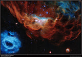 Tapestry Of Blazing Starburst - A2 Laminated Poster - NASA Hubble Images