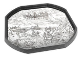 The colour-in pirate themed paper inserts are ideal for use with a Tuff Tray. Make colouring in a group activity with three large pre-printed pirate pictures and play together creatively using two additional blank paper inserts. 