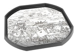 The colour-in pirate themed paper inserts are ideal for use with a Tuff Tray. Make colouring in a group activity with three large pre-printed pirate pictures and play together creatively using two additional blank paper inserts. 