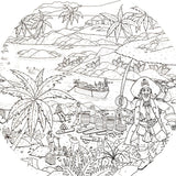 The colour-in paper inserts are ideal for use with a Tuff Tray. Make colouring in a group activity with three large pre-printed pirate pictures and play together creatively using two additional blank paper inserts.  Contains:      3 Pirates colour in paper Tuff Tray inserts     2 blank paper inserts for your own designs