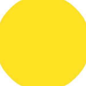 Plain yellow tuff tray mat insert