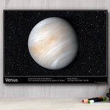 VENUS (Our Solar System) - A2 Laminated Poster - NASA Hubble