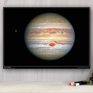 A View of Jupiter - A2 Laminated Poster - NASA Hubble Images