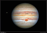 A View of Jupiter - A2 Laminated Poster - NASA Hubble Images