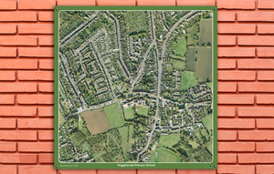 Your School Area - Aerial Photography - Mounted Board 100 x 100cm