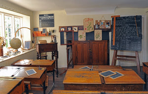 Victorian Classroom Backdrop