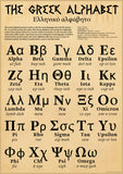 The Greek Alphabet Poster