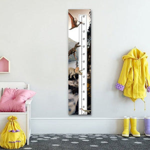 Dinosaur Themed Child's Height Chart 140x30cm - High Quality Waterproof PVC Banner