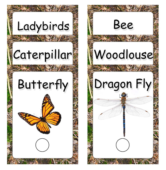 MiniBeasts Wipeable Flash Card Set