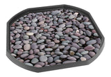 The Pebbles Mat fits in the Tuff Spot Tray and is ideal for individual or small group play. Children can add water, toys, sand, pebbles, and leaves to create interesting small environments.  Printed onto a high quality, durable vinyl material.  86cm x 86cm (approx )  Designed to fit in the Tuff Tray or the Tuff Spot.