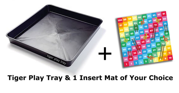 Tiger Play Tray and 1 Insert Mat Of Your Choice