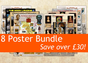 8 History Posters Special Offer Bundle