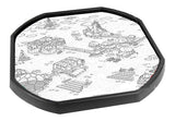 Space Station colour-in for the tuff tray or tuff spot