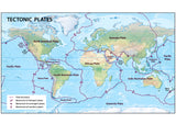 World Map - Physical - Paper Laminated - A0